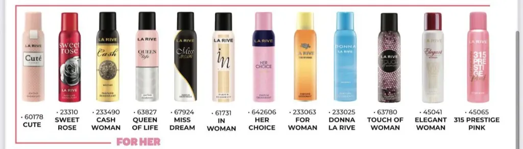 Perfumed Deodorant For Women