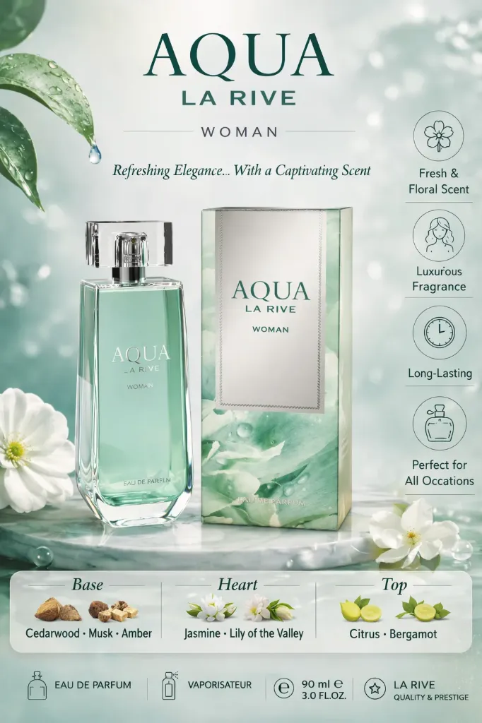 AQUA LA RIVE WOMAN EDP – 90ML